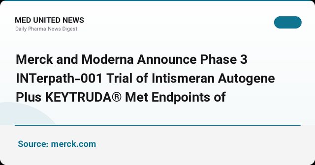 فاز ۳ INTerpath-001؛ ترکیب Intismeran Autogene با KEYTRUDA در ملانوم به نقاط پایانی بقا دست یافت