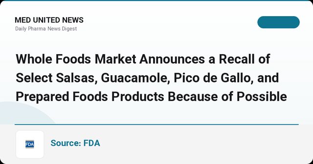 فراخوان سالسا، گواکاموله و غذاهای آماده منتخب فروشگاه Whole Foods Market