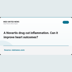 داروی تازه‌اکتسابی Novartis در فاز ۲ نشانگرهای التهاب را کاهش داد